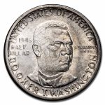 1946-D Booker T. Washington Half AU