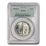 1946-D Walking Liberty Half Dollar MS-65 PCGS (OGH)