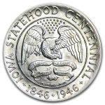1946 Iowa Centennial Commemorative Half Dollar BU