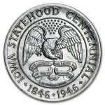 1946 Iowa Centennial Commemorative Half XF