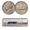 1946-S Jefferson Nickel 40-Coin Roll Avg Circ