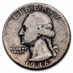 1946-S Washington Quarter Good/XF