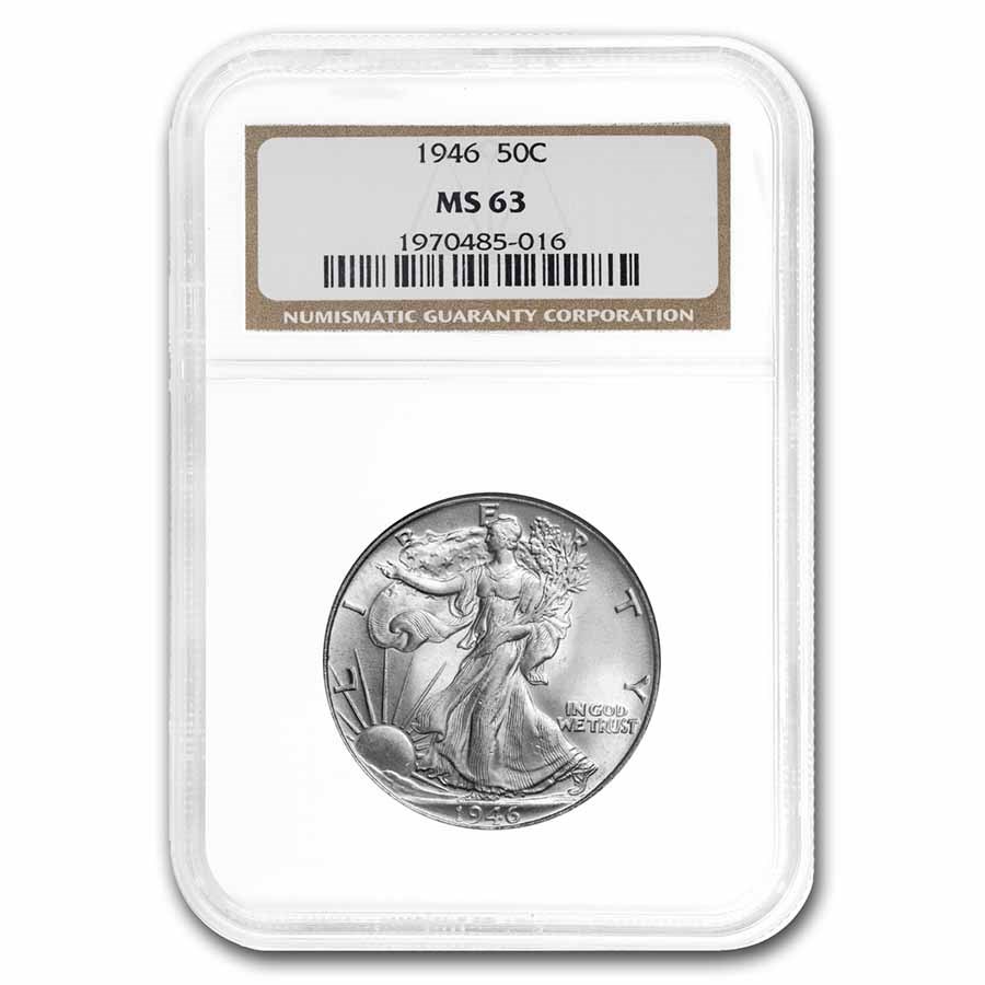1946 Walking Liberty Half Dollar MS-63 NGC