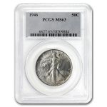 1946 Walking Liberty Half Dollar MS-63 PCGS