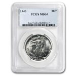 1946 Walking Liberty Half Dollar MS-64 PCGS