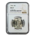 1946 Walking Liberty Half Dollar MS-67 NGC
