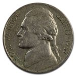 1947-S Jefferson Nickel Avg Circ