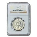1947 Walking Liberty Half Dollar MS-66 NGC