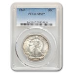 1947 Walking Liberty Half Dollar MS-67 PCGS