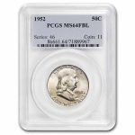 1948-1963 Franklin Half Dollar MS-64 PCGS (Random, FBL)