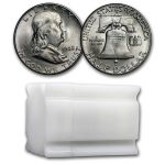 1948-D Franklin Half Dollar 20-Coin Roll BU