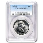 1948-D Franklin Half Dollar MS-63 PCGS (FBL)