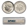 1948-D Roosevelt Dime 50-Coin Roll BU