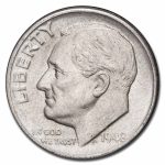 1948-D Roosevelt Dime AU