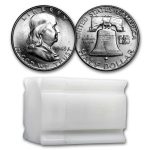1948 Franklin Half Dollar 20-Coin Roll BU