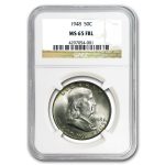 1948 Franklin Half Dollar MS-65 NGC (FBL)