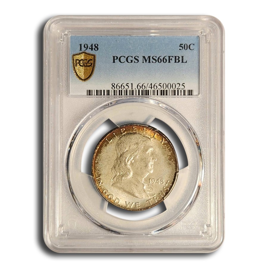 1948 Franklin Half Dollar MS-66 PCGS (FBL)