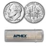 1948 Roosevelt Dime 50-Coin Roll BU