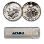 1948-S Roosevelt Dime 50-Coin Roll BU