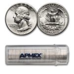 1948-S Washington Quarter 40-Coin Roll BU