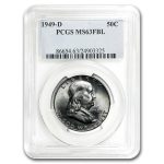 1949-D Franklin Half Dollar MS-63 PCGS (FBL)