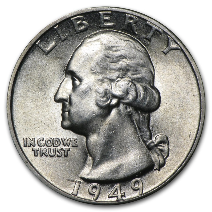 1949-D Washington Quarter BU