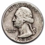 1949-D Washington Quarter Good/VF