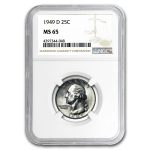 1949-D Washington Quarter MS-65 NGC