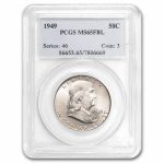 1949 Franklin Half Dollar MS-65 PCGS (FBL)