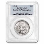 1949-S Booker T. Washington Half Dollar MS-65 PCGS