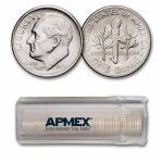 1949-S Roosevelt Dime 50-Coin Roll BU