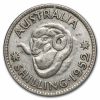 1950-1952 Australia Silver Shilling George VI Avg Circ