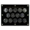 1950-63 Franklin Half Dollar Short Set Proof (Capital Plastic)