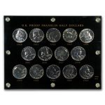1950-63 Franklin Half Dollar Short Set Proof (Capital Plastic)