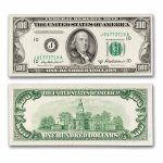 1950-B (J-Kansas City) $100 FRN CCU (Fr#2159-J)