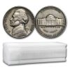 1950-D Jefferson Nickel 40-Coin Roll Avg Circ