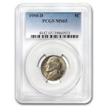1950-D Jefferson Nickel MS-65 PCGS