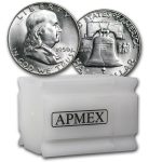 1950 Franklin Half Dollar 20-Coin Roll BU