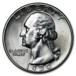 1950-S Washington Quarter BU