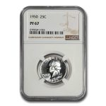 1950 Washington Quarter PF-67 NGC