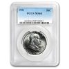 1951 Franklin Half Dollar MS-64 PCGS