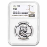 1951 Franklin Half Dollar PF-64 NGC