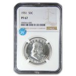 1951 Franklin Half Dollar PF-67 NGC
