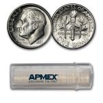 1951-S Roosevelt Dime 50-Coin Roll BU