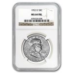 1952-D Franklin Half Dollar MS-64 NGC (FBL)