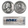 1952-D Washington Quarter 40-Coin Roll Avg Circ