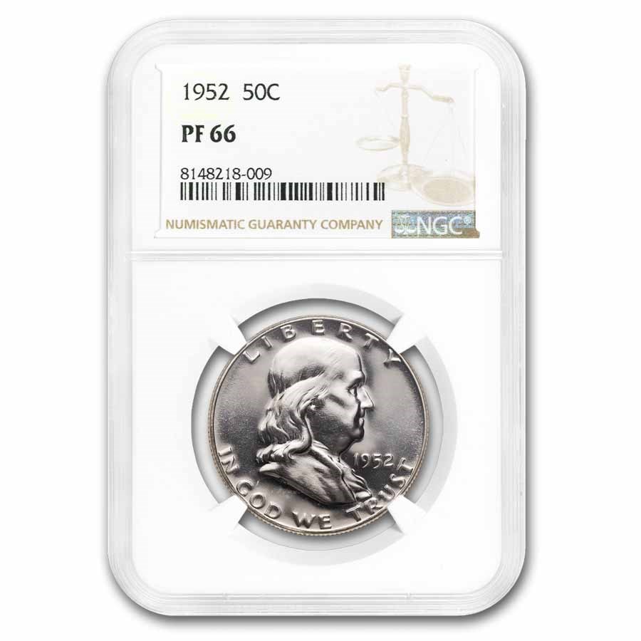 1952 Franklin Half Dollar PF-66 NGC