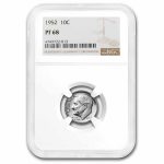 1952 Roosevelt Dime PF-68 NGC