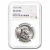 1952-S Franklin Half Dollar MS-64 NGC (FBL)