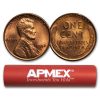 1952-S Lincoln Cent 50-Coin Roll BU